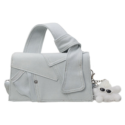 Simple Denim Fabric High-end Feel Versatile Fashion Crossbody Bag For Women