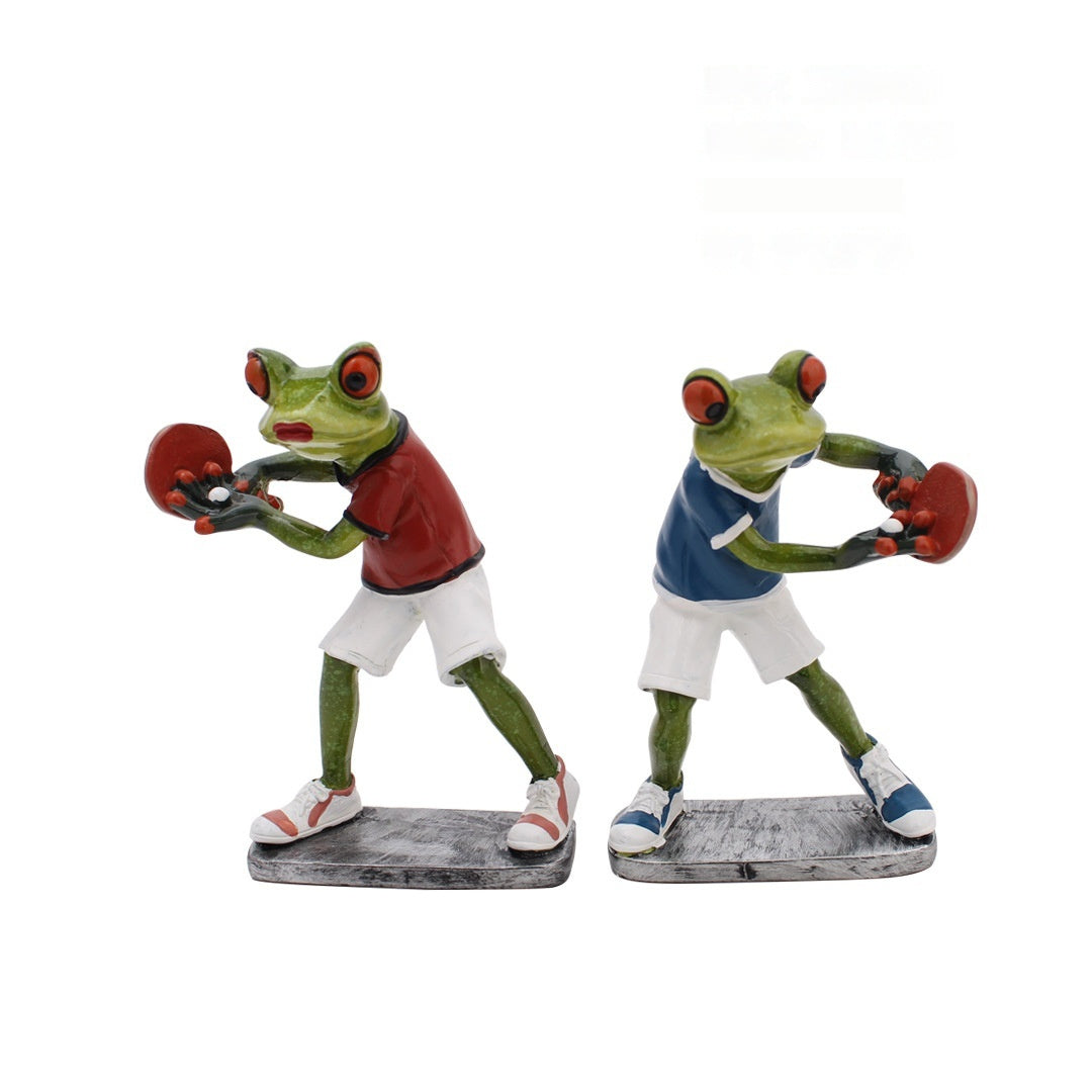 Home Decoration Frog Living Room Study Resin Crafts