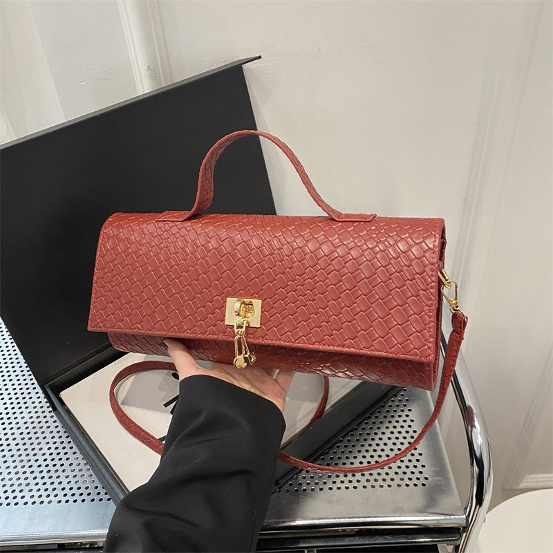 Solid-color Minimalist Versatile And Premium-feel Crossbody Bag For Women