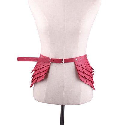 Women's Fashion Multi-layer Tassel Belt Decorations