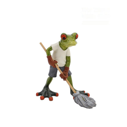 Home Decoration Frog Living Room Study Resin Crafts