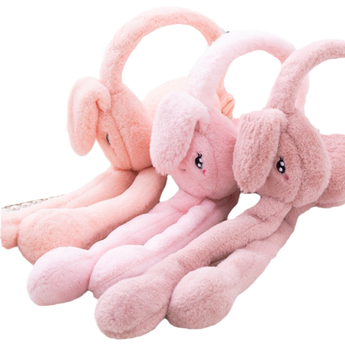 Cute Movable Rabbit-ear Warm Earflap Hat
