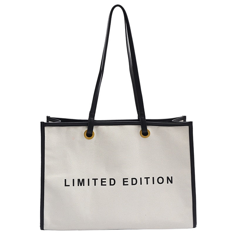 New Womens Stylish Canvas Tote Bag With Large Capacity