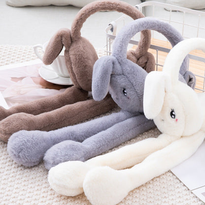 Cute Movable Rabbit-ear Warm Earflap Hat