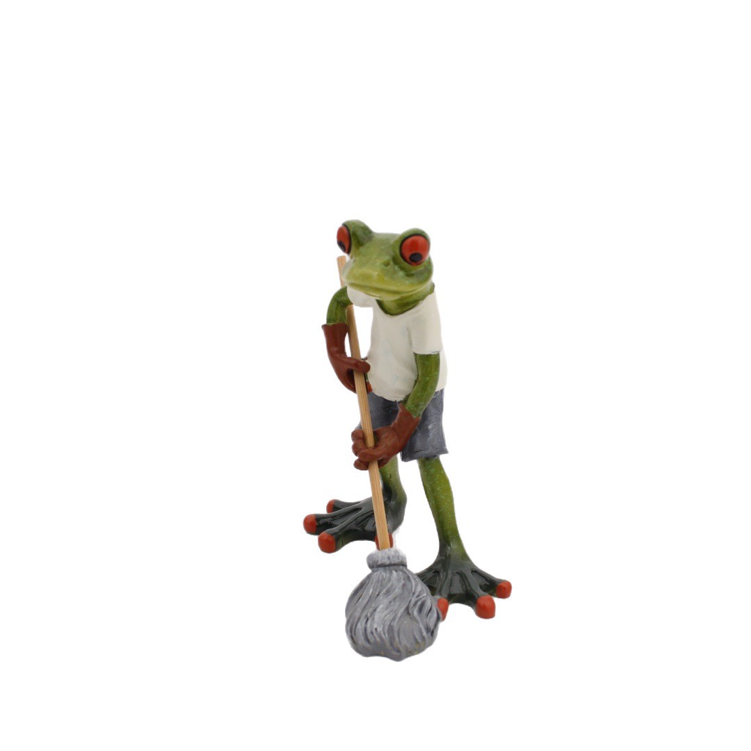 Home Decoration Frog Living Room Study Resin Crafts
