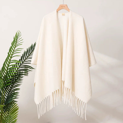 Fashion Retro High-end Travel Warm Outerwear Cloak Cape