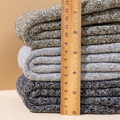 Wool Socks For Men With Thick And Warm Woolen Loops
