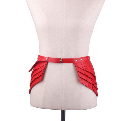 Women's Fashion Multi-layer Tassel Belt Decorations
