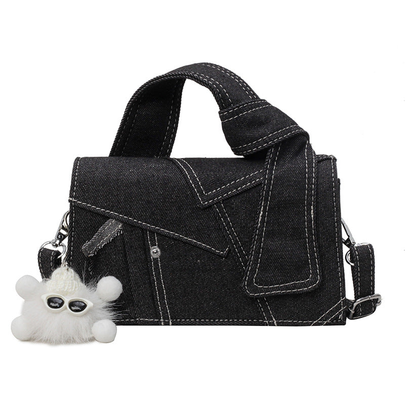 Simple Denim Fabric High-end Feel Versatile Fashion Crossbody Bag For Women