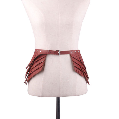 Women's Fashion Multi-layer Tassel Belt Decorations